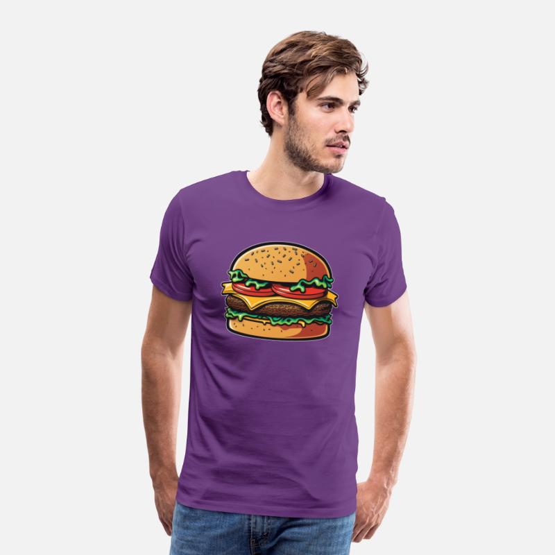 Hamburger burger fast food junk cheese meat