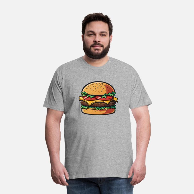 Hamburger burger fast food junk cheese meat