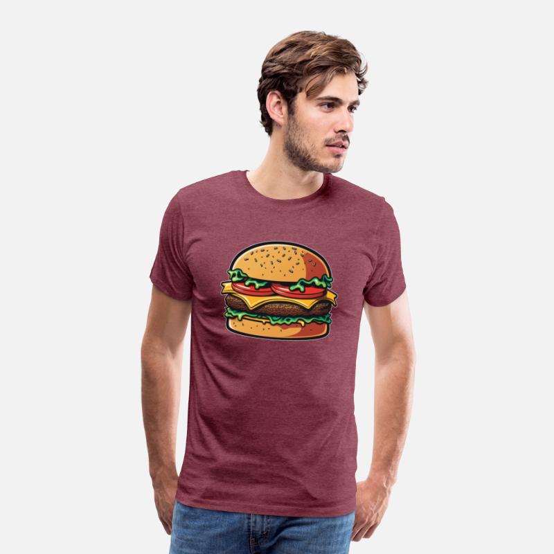 Hamburger burger fast food junk cheese meat
