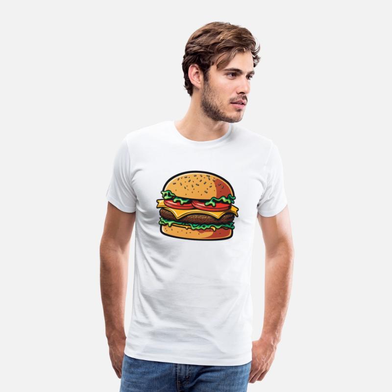 Hamburger burger fast food junk cheese meat