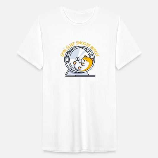 Hamster Spin Sleep Snooze Repeat Funny Guinea Pig