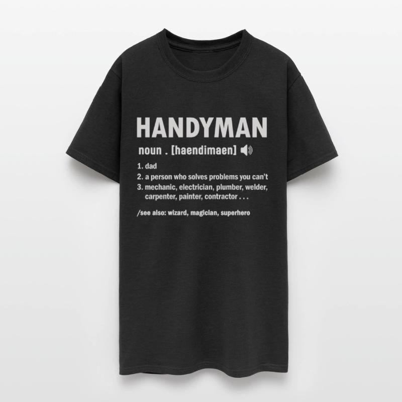 Handyman Definition Dad Handyman Father's Day