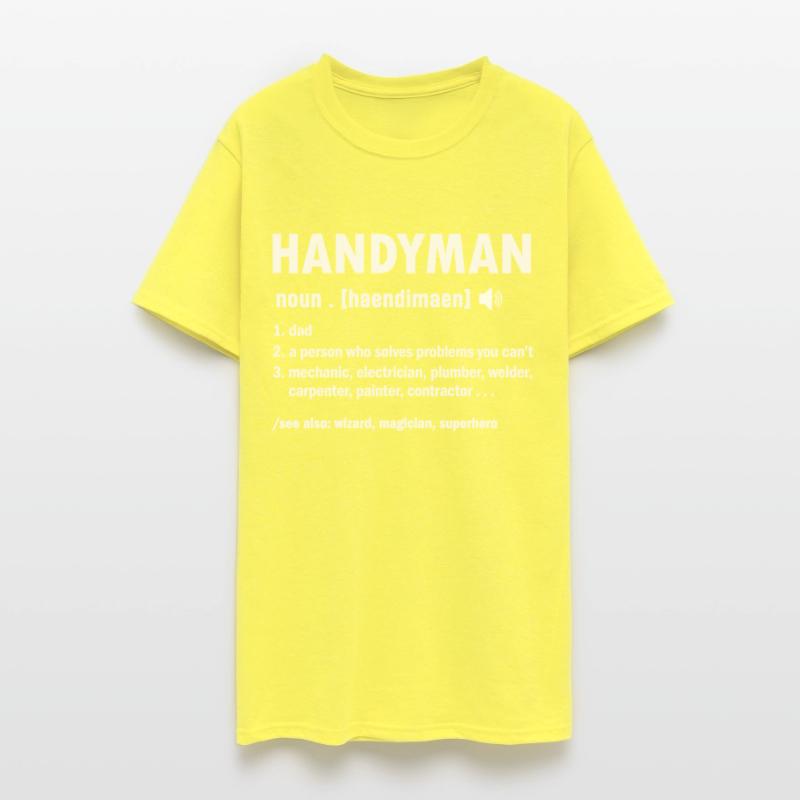 Handyman Definition Dad Handyman Father's Day