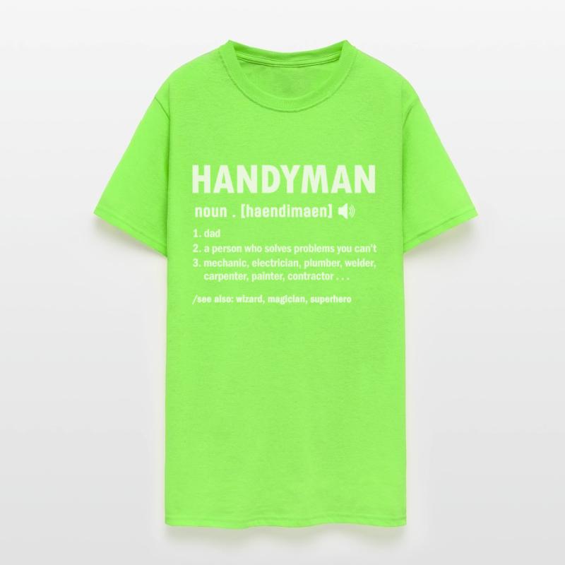 Handyman Definition Dad Handyman Father's Day