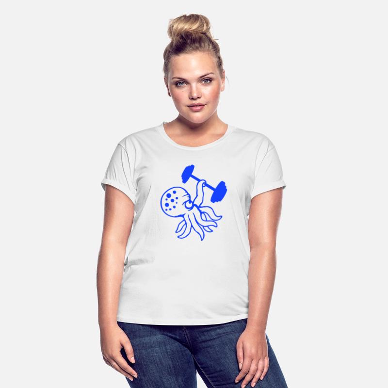 Octopus Bodybuilder Muscle Building Gym Training