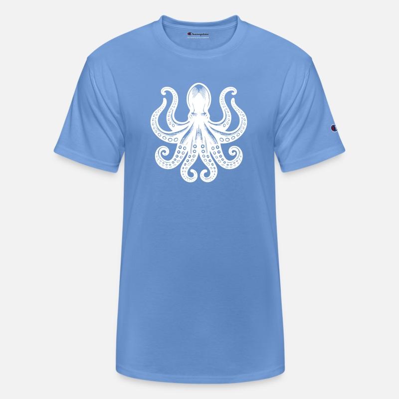 Octopus With Eight Arms And Suction Cups