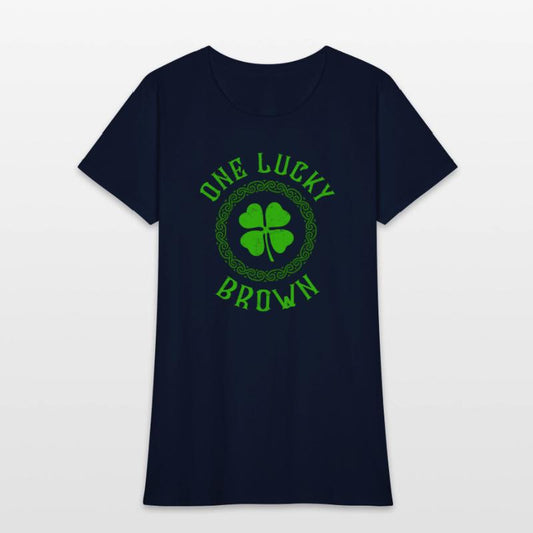 One Lucky Brown Irish Family 4 Leaf Clover