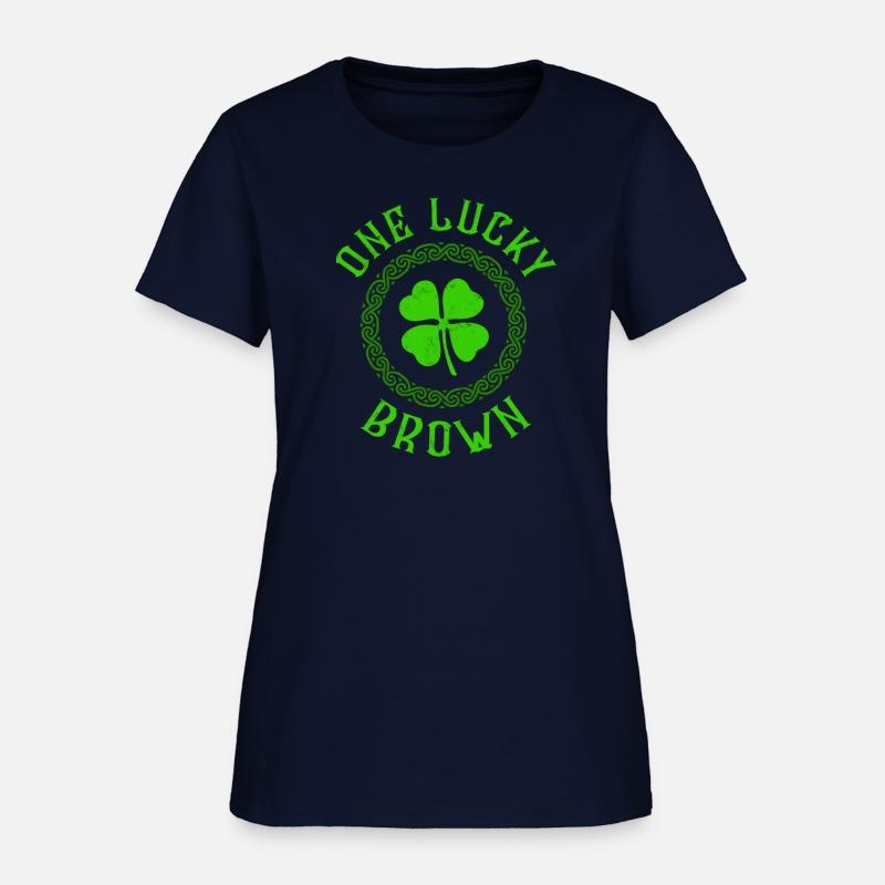 One Lucky Brown Irish Family 4 Leaf Clover