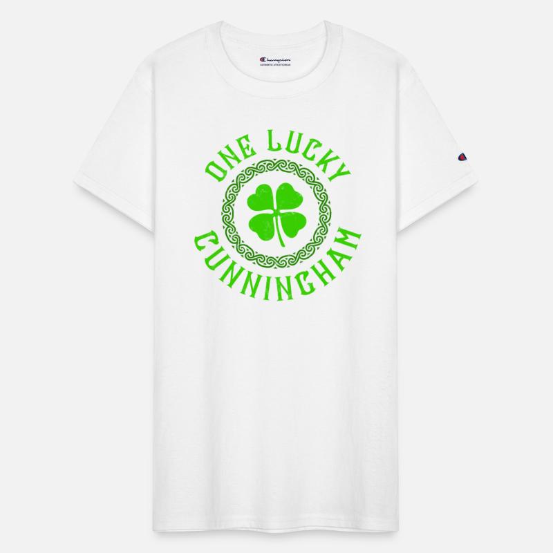 One Lucky Cunningham Irish Family 4 Leaf Clover