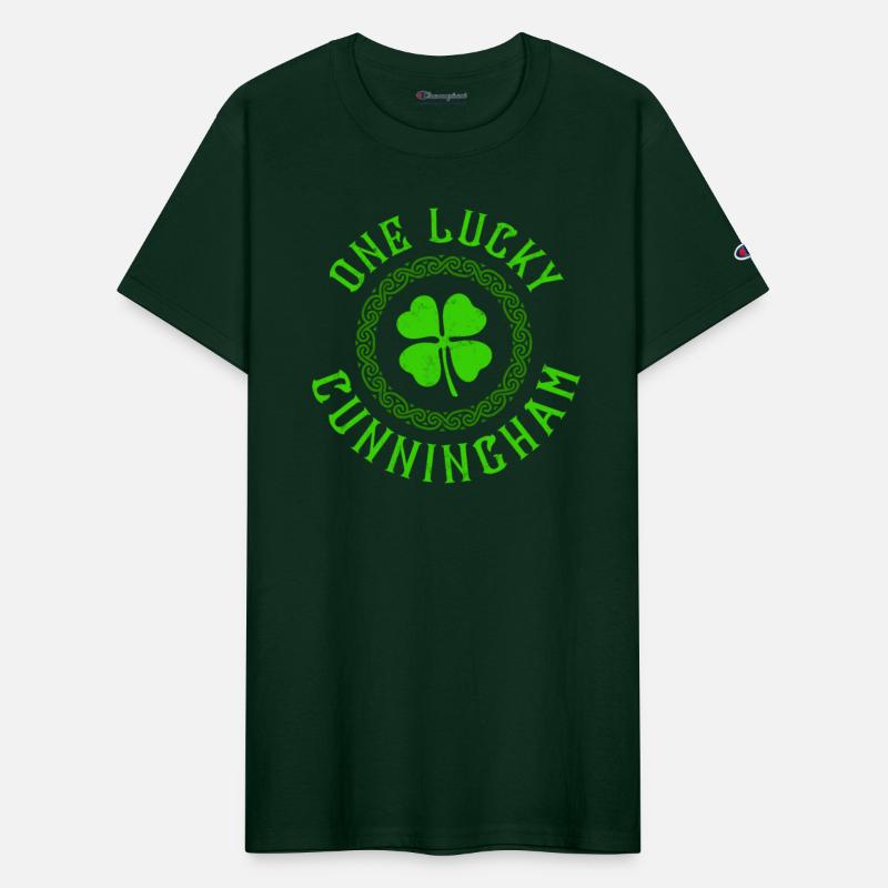 One Lucky Cunningham Irish Family 4 Leaf Clover
