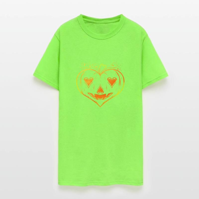 Ornament Heart Shaped Pumpkin Halloween