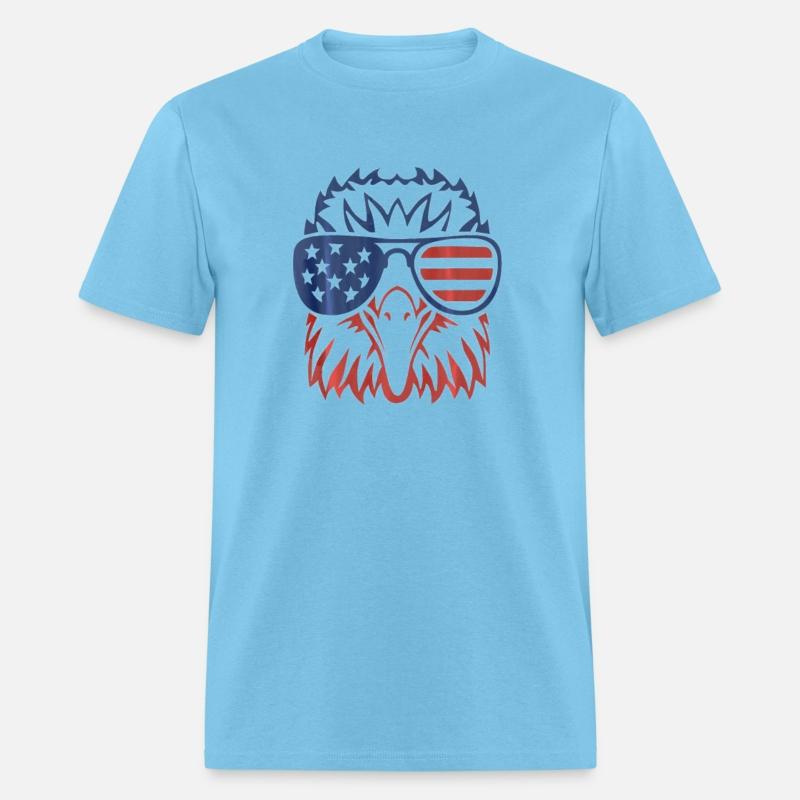 Patriotic Eagle - 4th of July USA American Flag