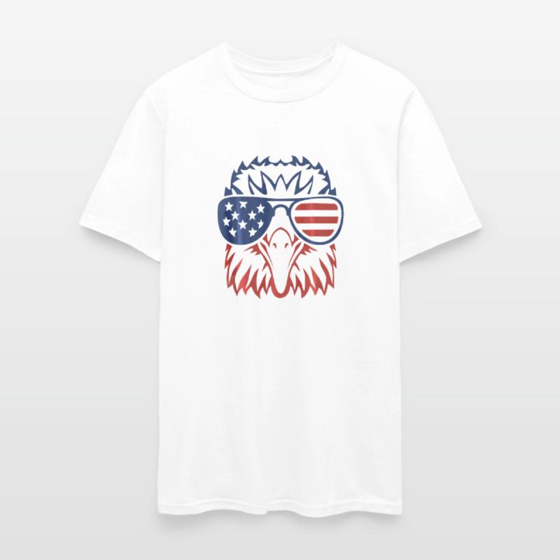 Patriotic Eagle - 4th of July USA American Flag