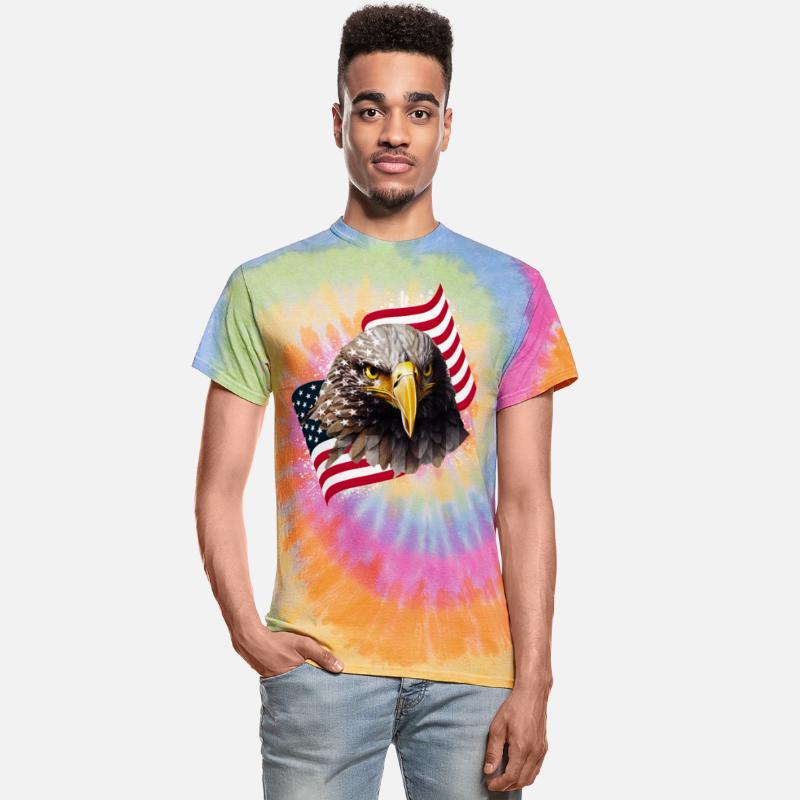 Patriotic Eagle US American Flag Bald Eagle USA