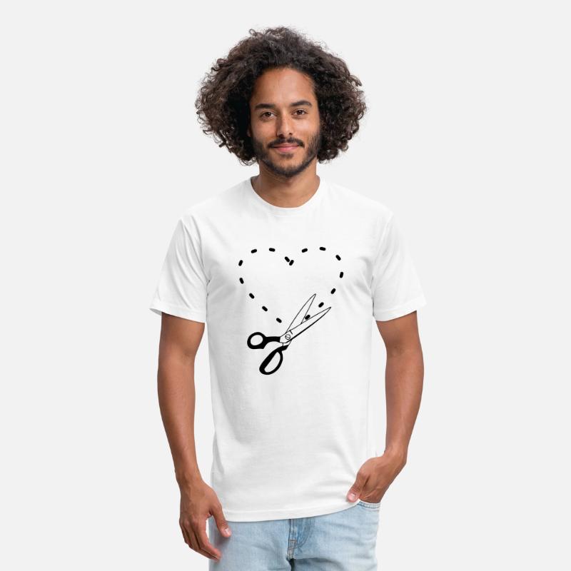 Pattern cut t heart