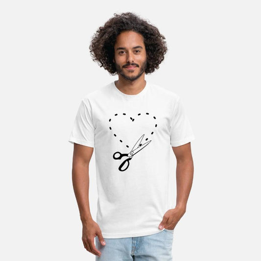 Pattern cut t heart