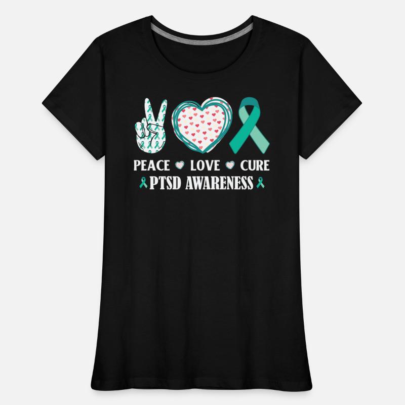 peace love cure PTSD Awareness