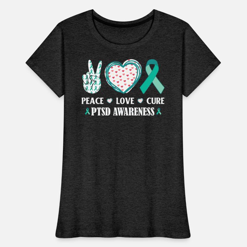 peace love cure PTSD Awareness
