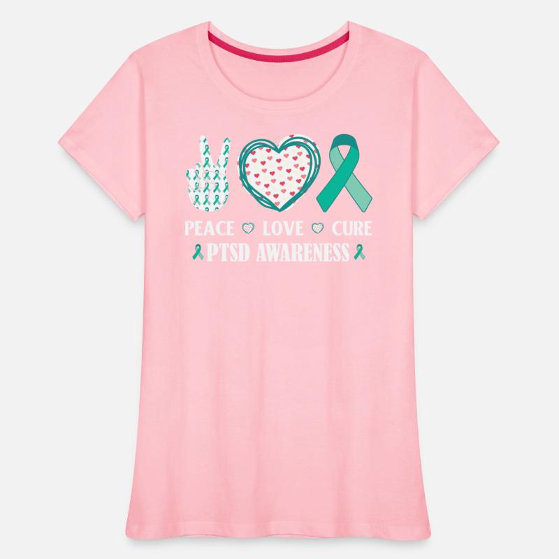 peace love cure PTSD Awareness