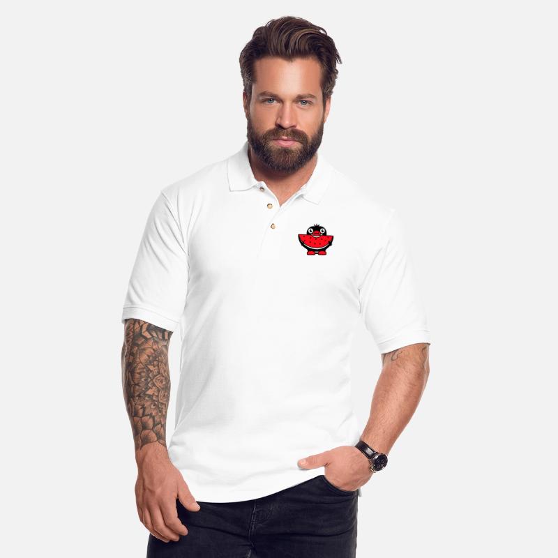 Penguin Eats Melon Fruit Delicious Hunger Bite Fun