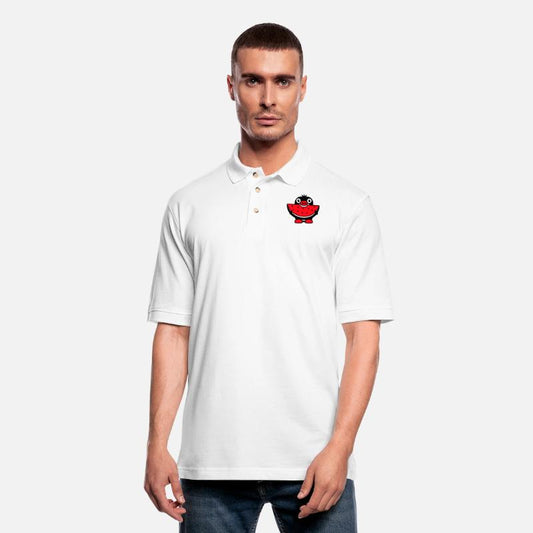 Penguin Eats Melon Fruit Delicious Hunger Bite Fun