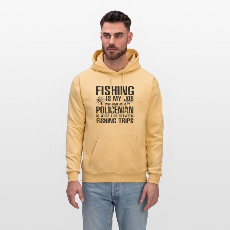 Policeman Funny Fishing