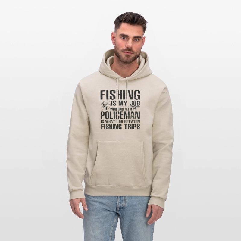 Policeman Funny Fishing