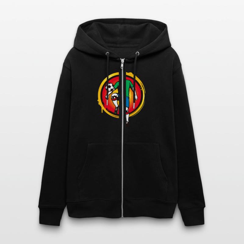 Powerful Soccer Player – Retro Sports Graphic