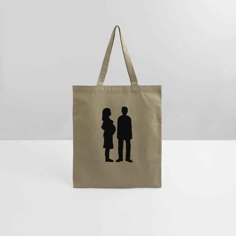 pregnant woman man poor