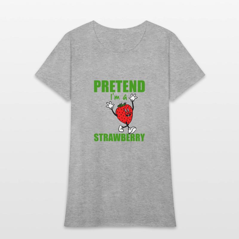 Pretend I'm A Strawberry Funny Easy Halloween Cost