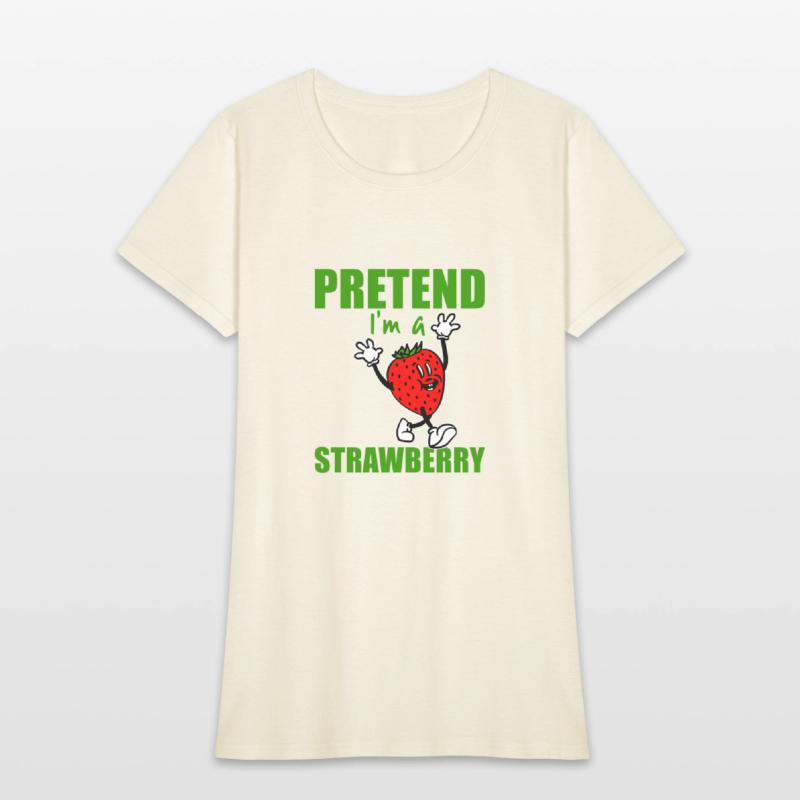 Pretend I'm A Strawberry Funny Easy Halloween Cost