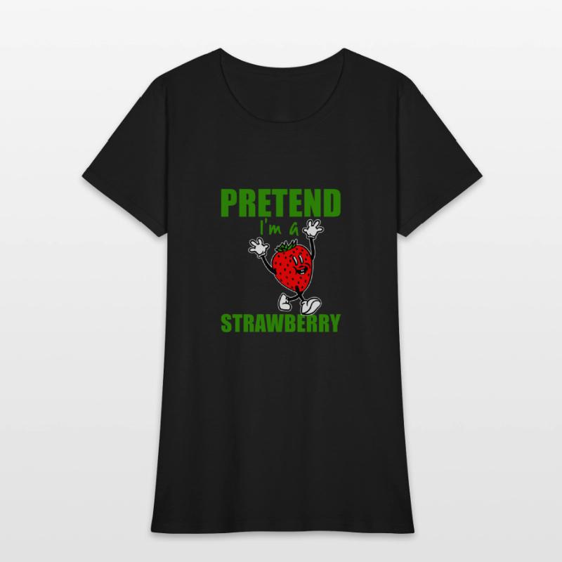 Pretend I'm A Strawberry Funny Easy Halloween Cost