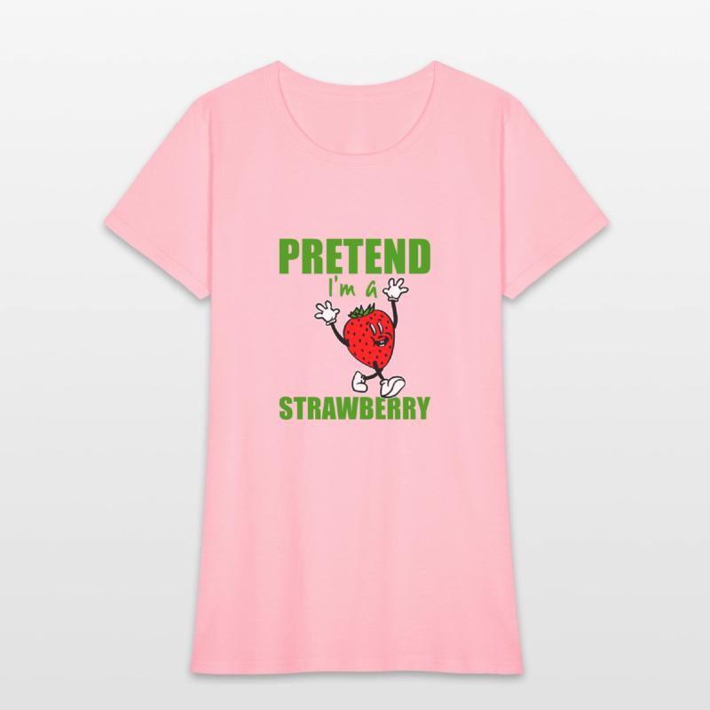 Pretend I'm A Strawberry Funny Easy Halloween Cost