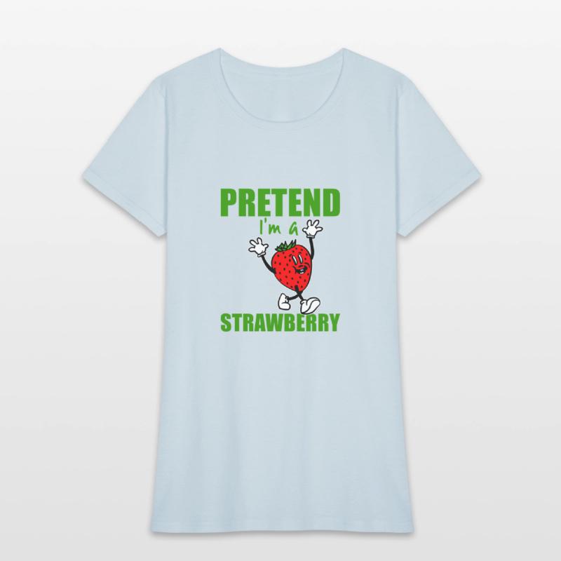 Pretend I'm A Strawberry Funny Easy Halloween Cost