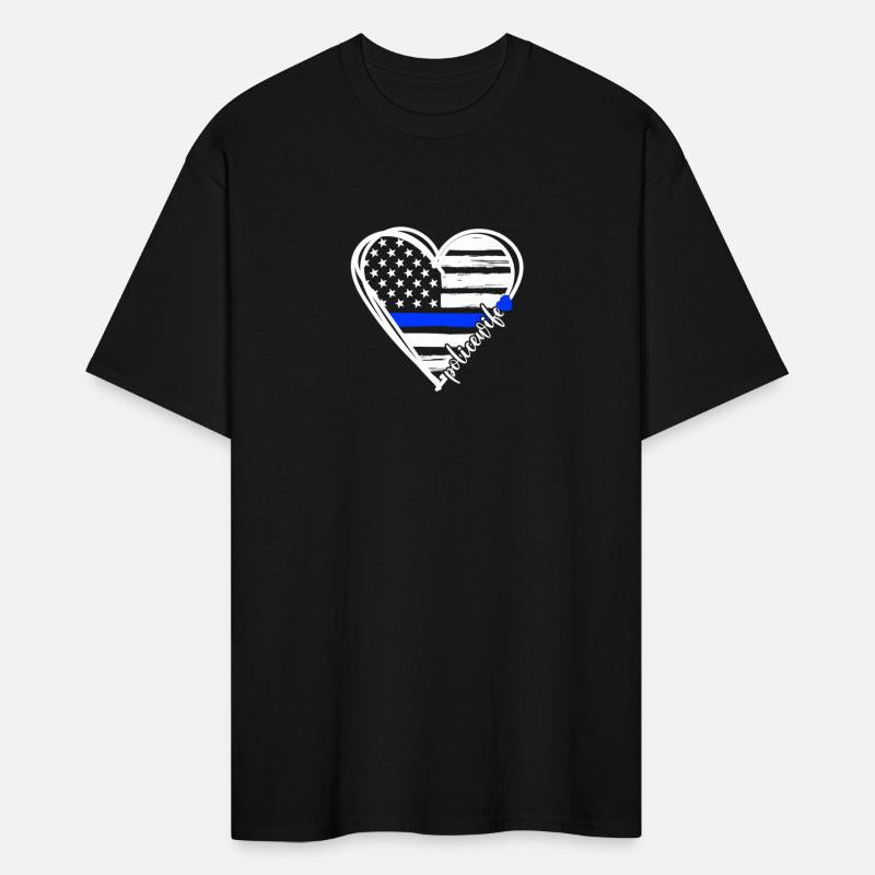 Proud Police Of A Police Officer Heart Cop