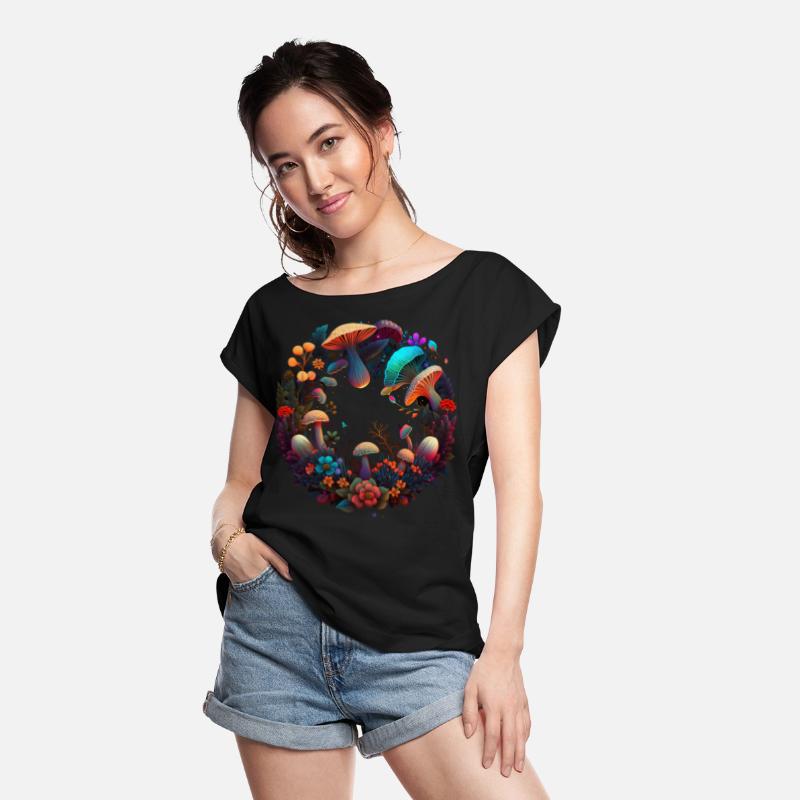 psychedelic art trippy patterns mushroom