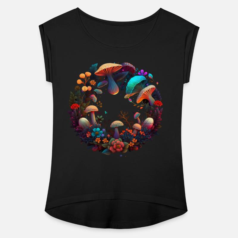 psychedelic art trippy patterns mushroom