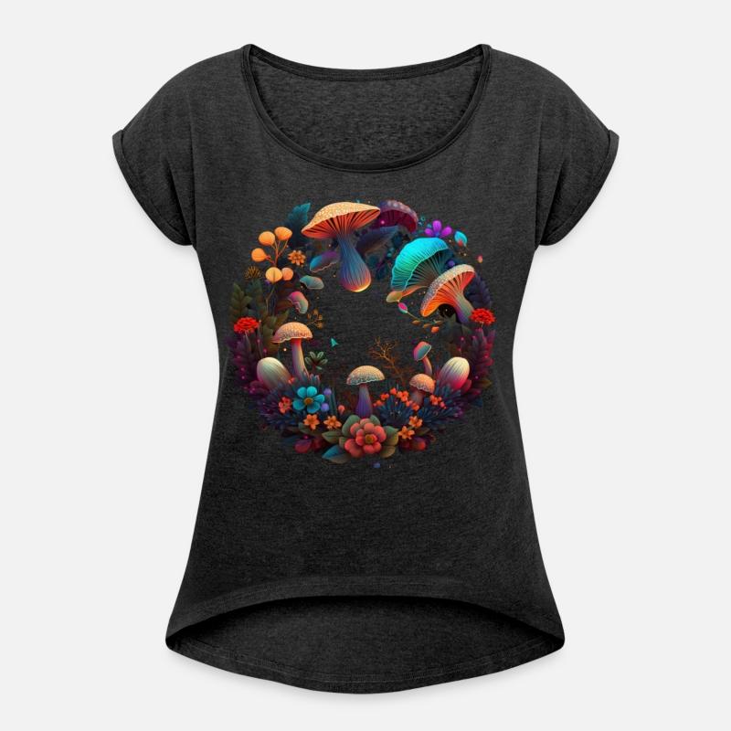 psychedelic art trippy patterns mushroom