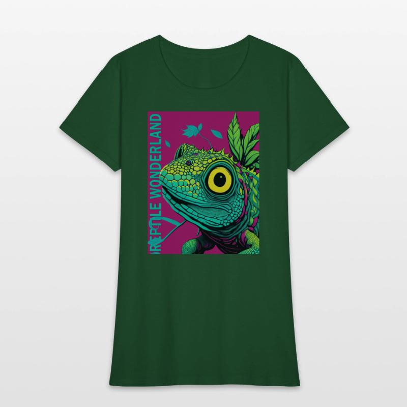 Psychedelic Reptile Wonderland Retro Designs 7
