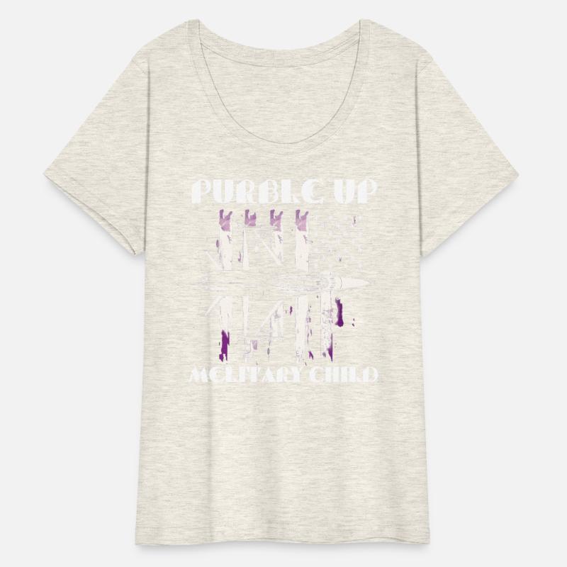 Purple up melitary child