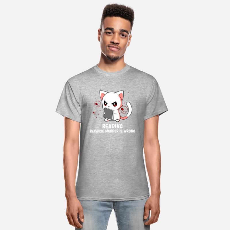 Reading - Reading Cat - Dark Humor - Reading Book