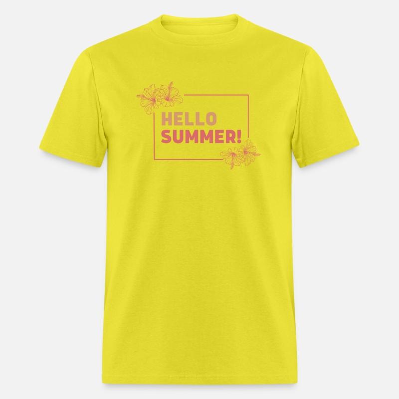 Retro Bold Black Hello summer Typography