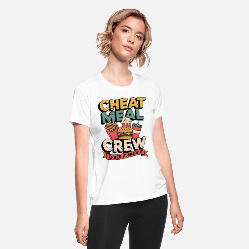 Retro Fast Food Squad – Cheat Meal Crew Tee