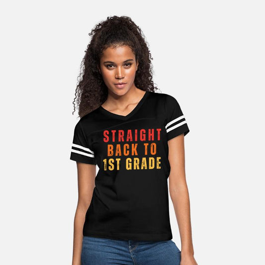 Retro First Grade Teacher Back to School Vintage