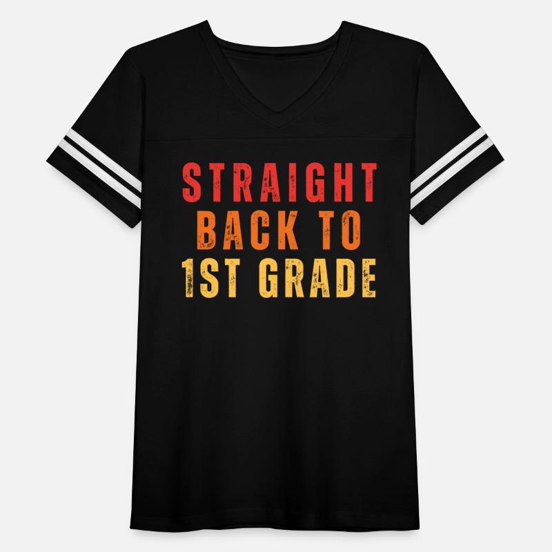 Retro First Grade Teacher Back to School Vintage