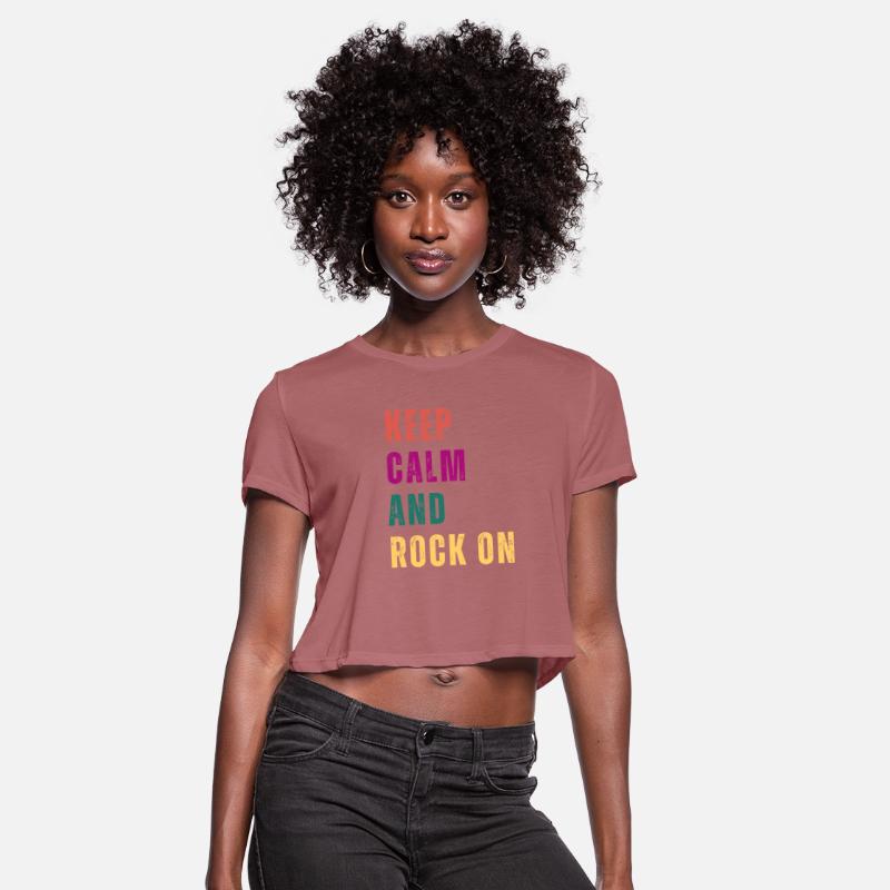 Retro text based style Keep Calm And Rock On