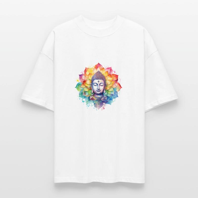 Retro Zen Lotus Flower Mandala Buddha