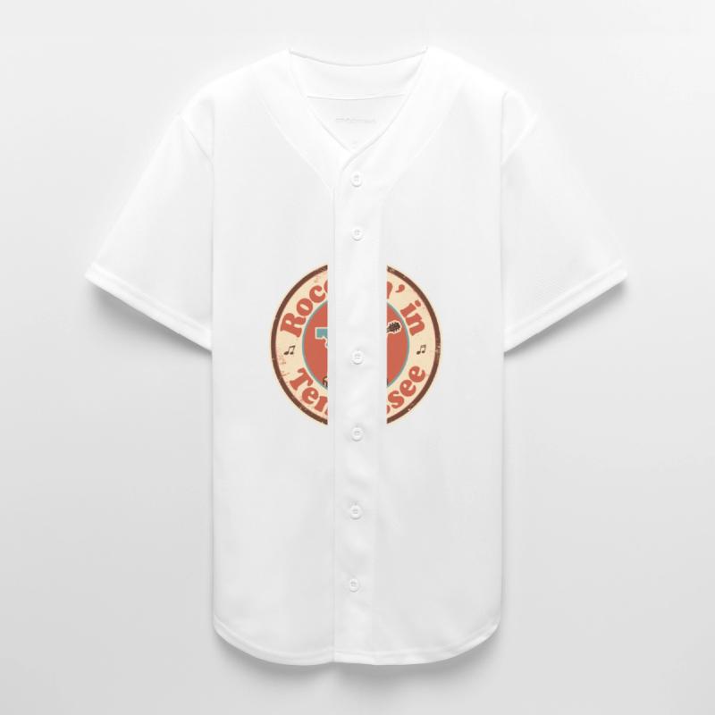 Rockin in Tennessee Retro Raccoon Music Artwork