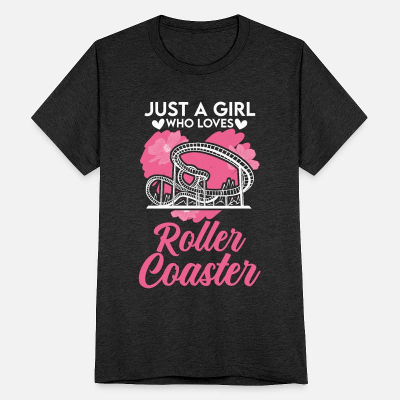 Roller Coaster Girl Ride Amusement Park