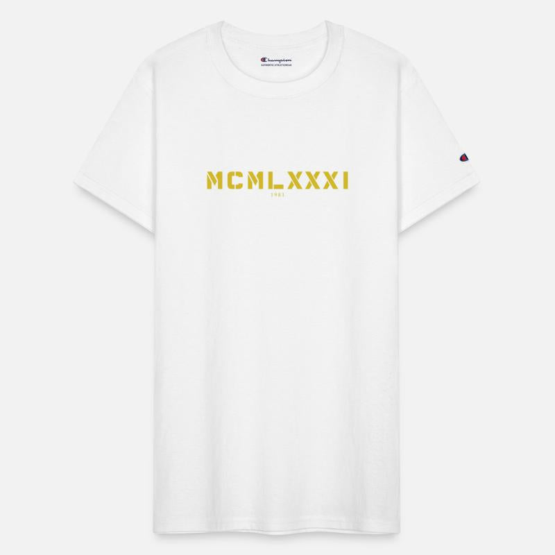 Roman numeral Year of birth Made in 1981